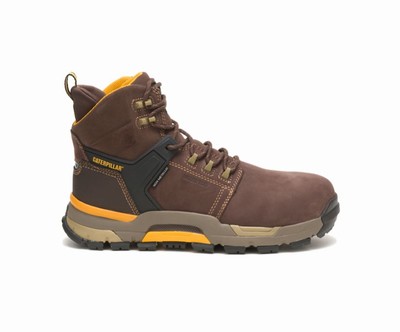 Caterpillar EDGE Nano toe μποτακια αδιαβροχα καφε | GR-11631