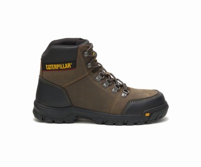 Caterpillar Outline Steel toe μποτακια ασφαλειασ σκούρο γκρι | GR-35589