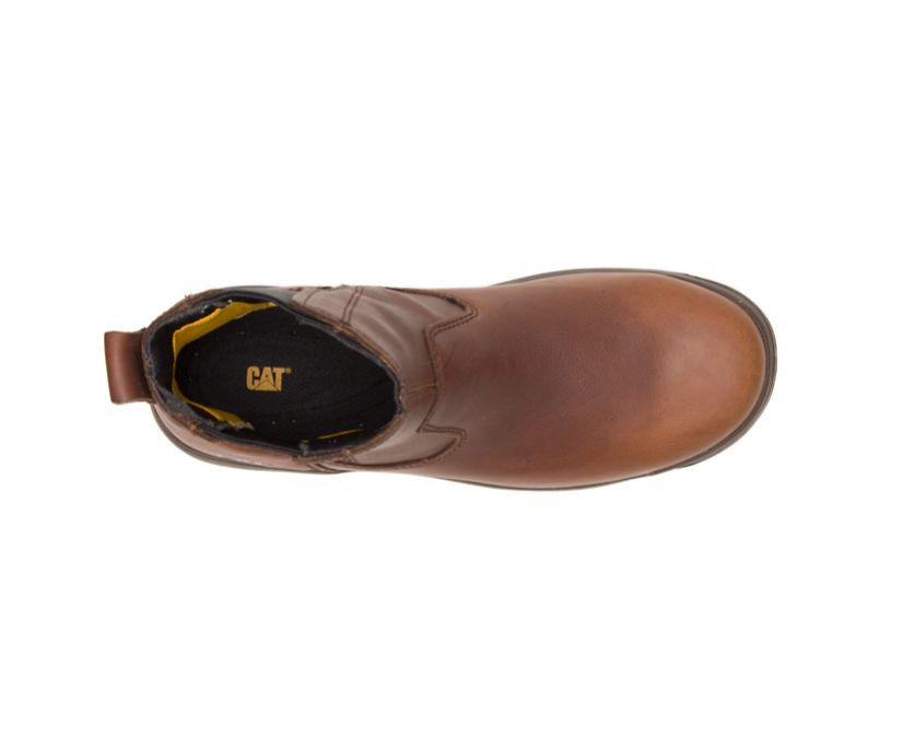 Caterpillar Abbey Steel toe Slip On μποτεσ καφε | GR-38962