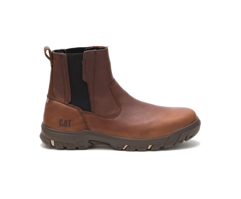 Caterpillar Abbey Steel toe Slip On μποτεσ καφε | GR-38962