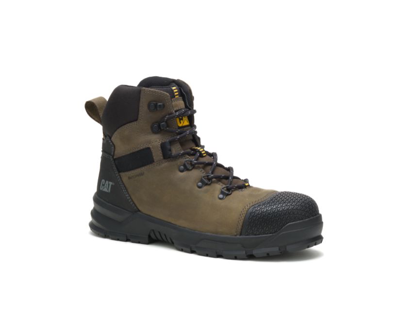 Caterpillar Accomplice X Steel toe μποτακια αδιαβροχα Ελιά μαυρα | GR-42571