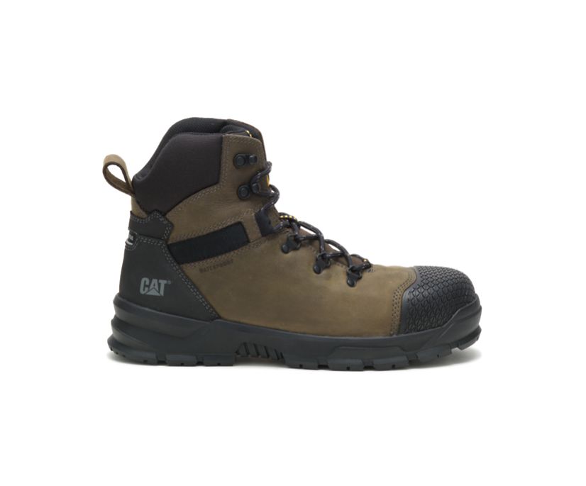 Caterpillar Accomplice X Steel toe μποτακια αδιαβροχα Ελιά μαυρα | GR-42571