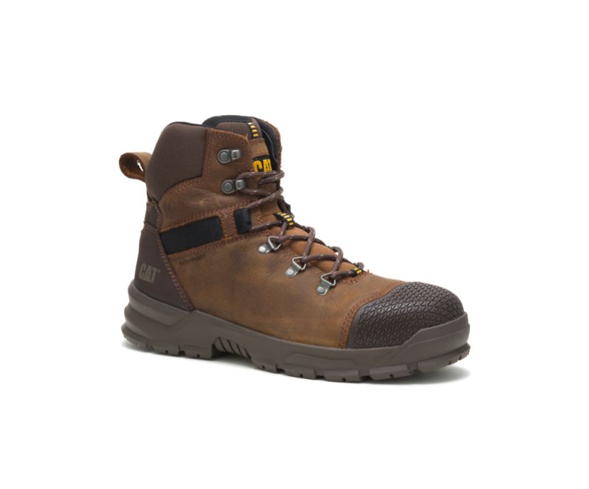 Caterpillar Accomplice X Steel toe μποτακια αδιαβροχα καφε | GR-54813