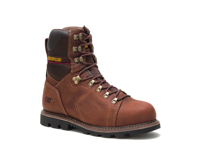 Caterpillar Alaska 2.0 8'' αδιαβροχα Thinsulate™ Steel toe μποτακια ασφαλειασ καφε | GR-44519