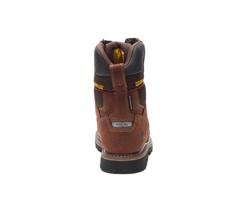 Caterpillar Alaska 2.0 8'' αδιαβροχα Thinsulate™ Steel toe μποτακια ασφαλειασ καφε | GR-44519