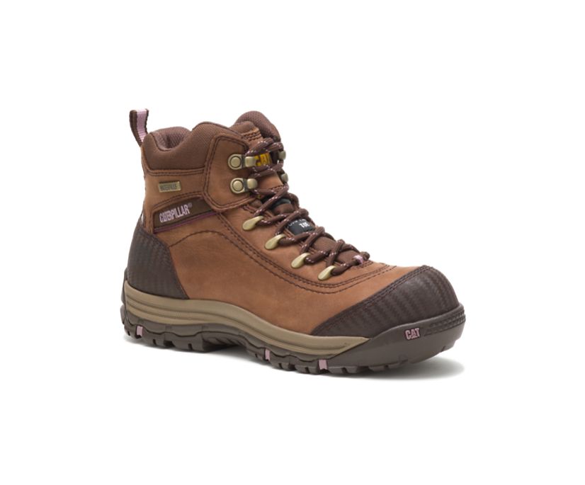 Caterpillar Ally αδιαβροχα Composite toe μποτεσ εργασιασ καφε | GR-57106