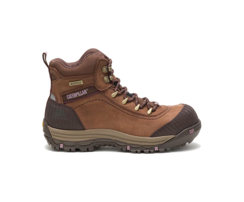 Caterpillar Ally αδιαβροχα Composite toe μποτακια ασφαλειασ καφε | GR-59306