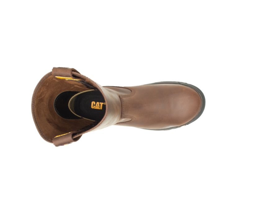 Caterpillar Drawbar Steel toe μποτακια ασφαλειασ καφε | GR-32277