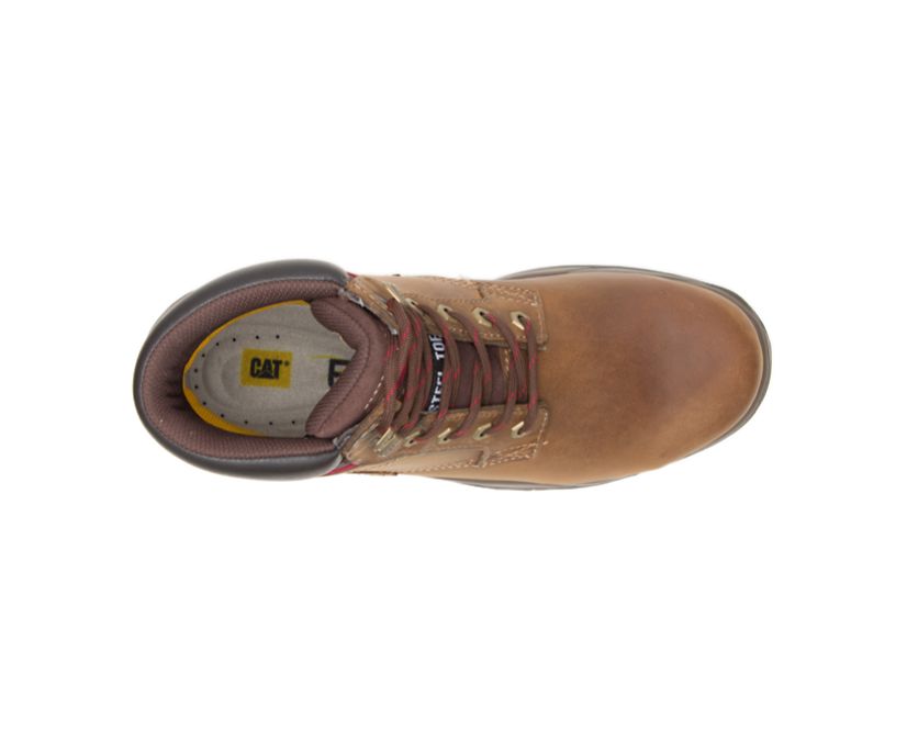 Caterpillar Dryverse 6'' Steel toe μποτακια αδιαβροχα σκούρο καφε | GR-27808