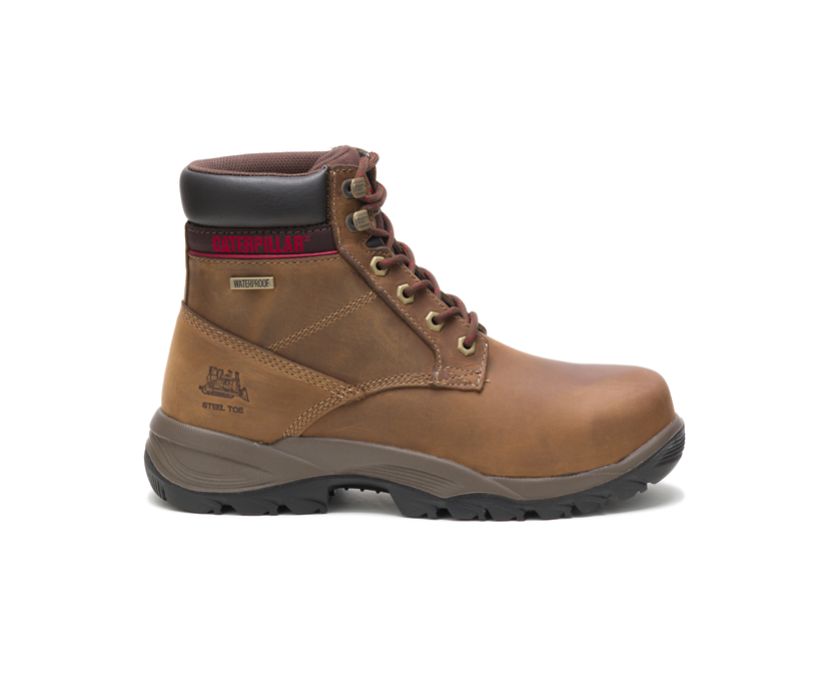 Caterpillar Dryverse 6\'\' Steel toe μποτακια αδιαβροχα σκούρο καφε | GR-27808