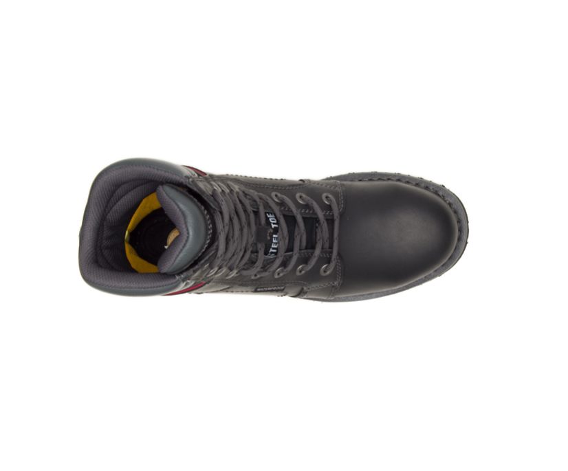 Caterpillar Echo αδιαβροχα Steel toe μποτακια ασφαλειασ μαυρα | GR-48619