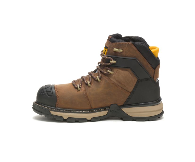 Caterpillar Excavator Superlite Thinsulate™ Carbon Composite toe μποτακια αδιαβροχα σκούρο καφε | GR-51712