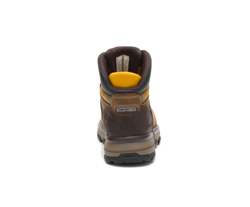 Caterpillar Excavator Superlite αδιαβροχα Carbon Composite toe μποτακια ασφαλειασ καφε | GR-10134