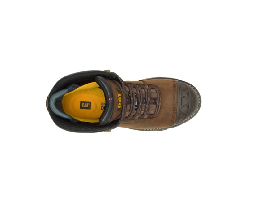 Caterpillar Excavator Superlite αδιαβροχα Thinsulate™ Carbon Composite toe μποτεσ εργασιασ σκούρο καφε | GR-91732