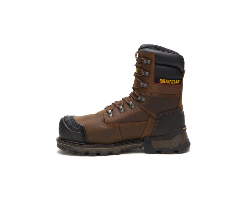 Caterpillar Excavator XL 8'' Thinsulate™ Composite toe μποτακια αδιαβροχα σκούρο καφε | GR-49512