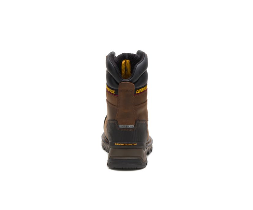 Caterpillar Excavator XL 8'' Thinsulate™ Composite toe μποτακια αδιαβροχα σκούρο καφε | GR-49512