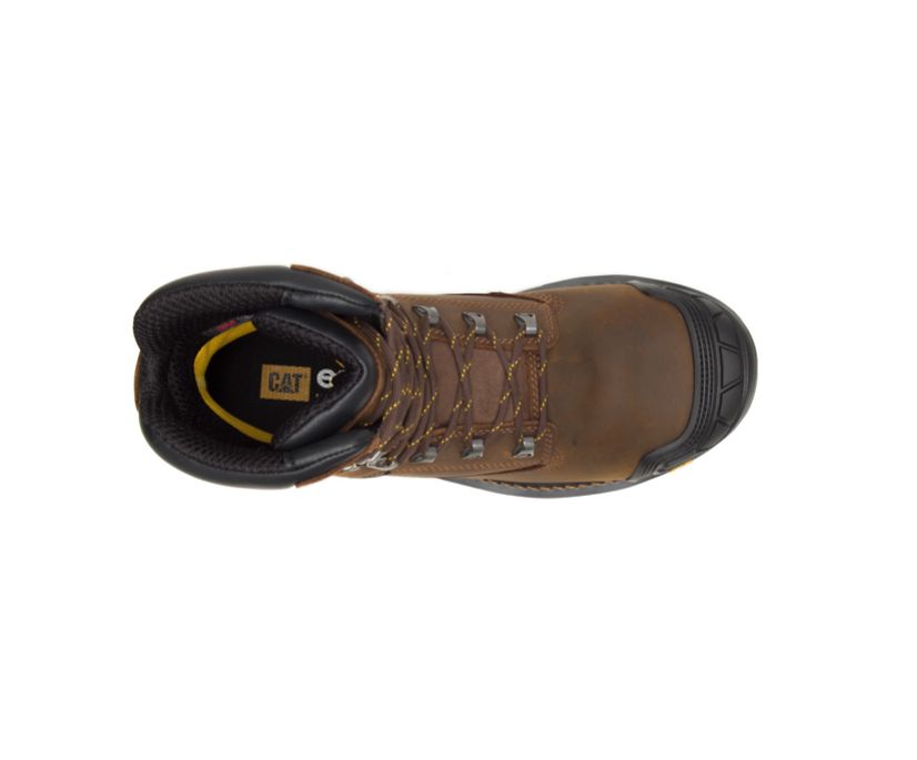 Caterpillar Excavator XL 8'' Thinsulate™ Composite toe μποτακια αδιαβροχα σκούρο καφε | GR-49512