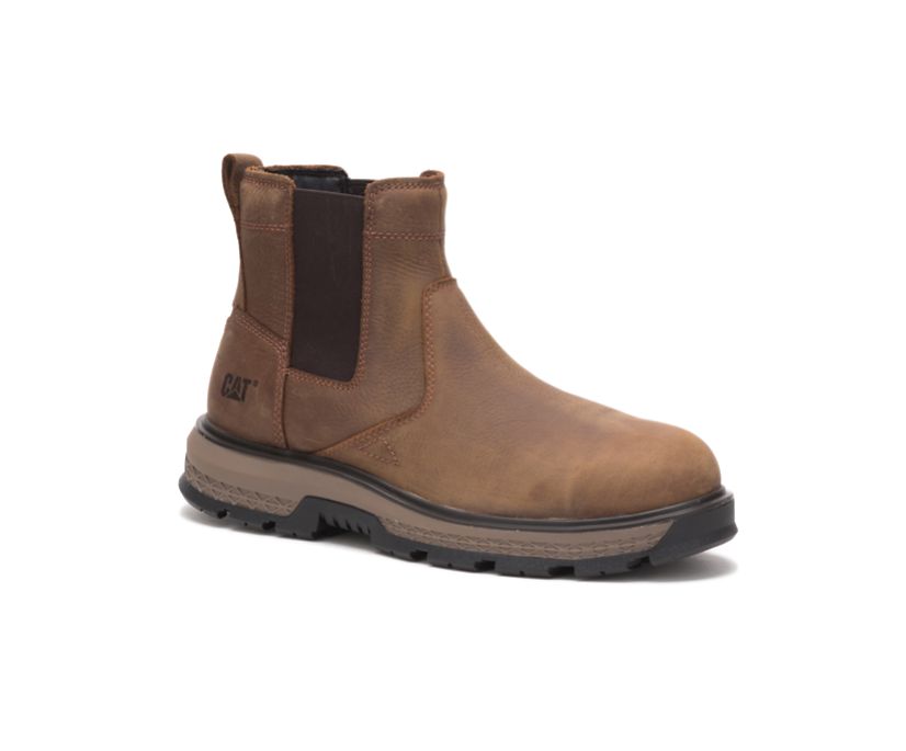 Caterpillar Exposition Chelsea Alloy toe μποτεσ εργασιασ καφε | GR-50413