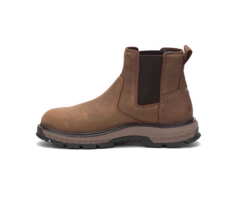 Caterpillar Exposition Chelsea Alloy toe Slip On μποτεσ καφε | GR-83333