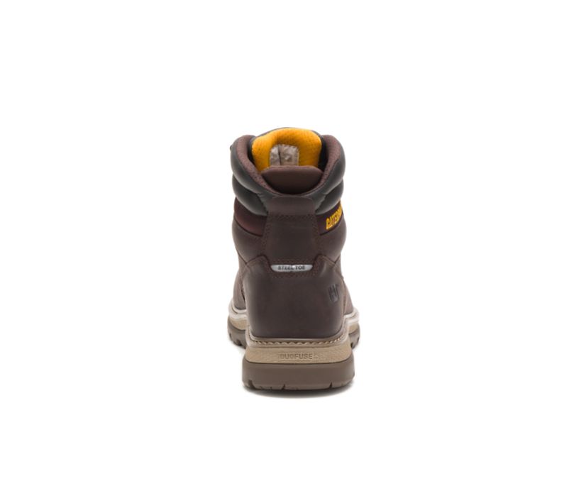 Caterpillar Fairbanks 6'' Steel toe μποτακια αδιαβροχα σοκολάτα | GR-56430