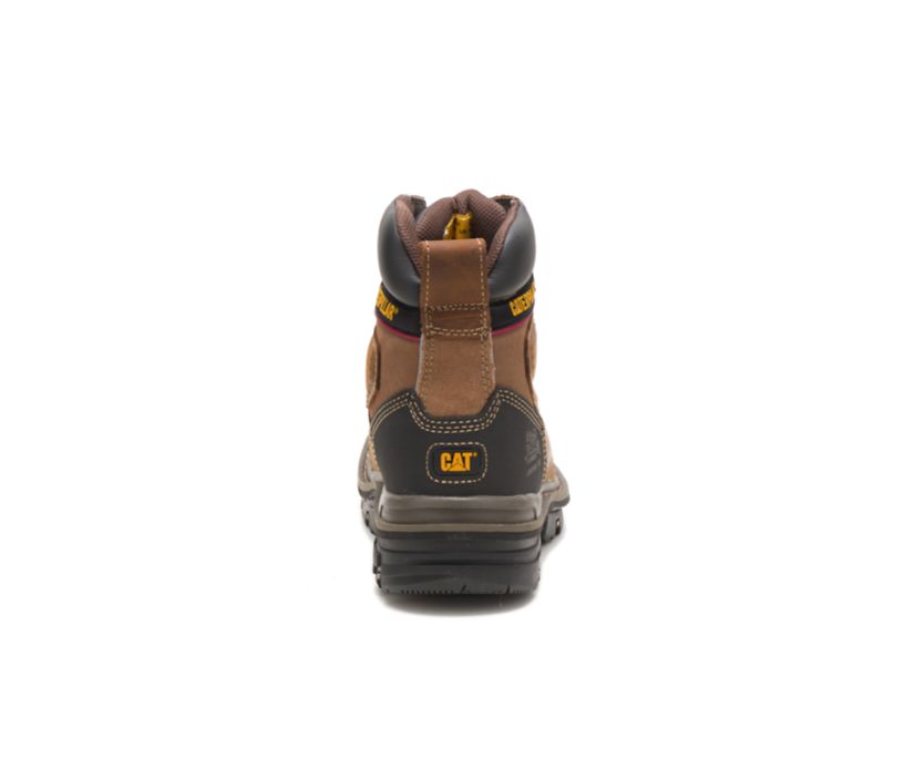 Caterpillar Hauler 6'' Composite toe μποτακια αδιαβροχα σκούρο Μπεζ | GR-27608