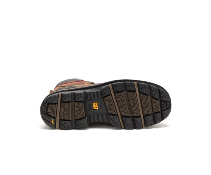 Caterpillar Hauler 6'' αδιαβροχα Composite toe μποτακια ασφαλειασ σκούρο Μπεζ | GR-44233