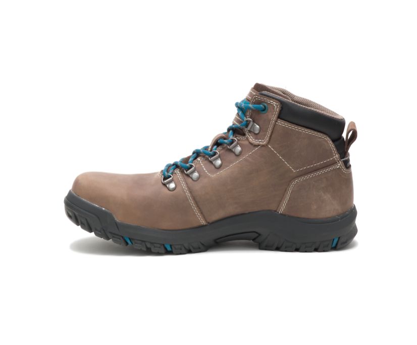 Caterpillar Mae Steel toe αδιαβροχα μποτακια ασφαλειασ σκούρο καφε | GR-16160