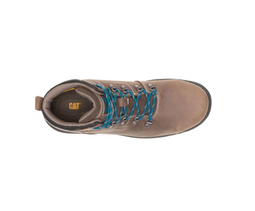 Caterpillar Mae Steel toe αδιαβροχα μποτακια ασφαλειασ σκούρο καφε | GR-16160