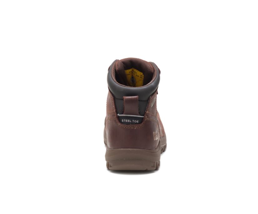 Caterpillar Mae Steel toe αδιαβροχα μποτεσ εργασιασ καφε | GR-35773