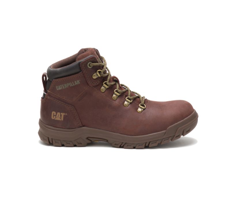 Caterpillar Mae Steel toe αδιαβροχα μποτεσ εργασιασ καφε | GR-35773