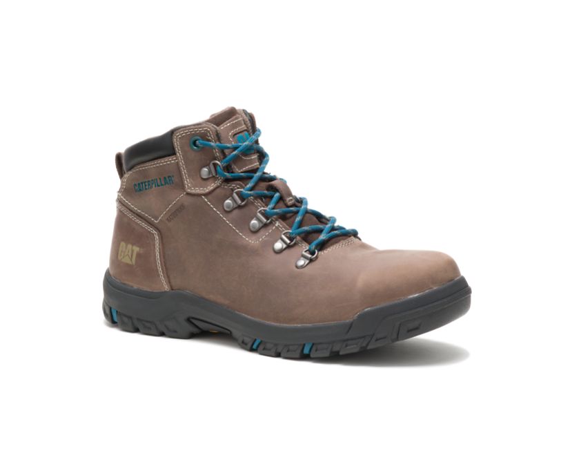 Caterpillar Mae Steel toe αδιαβροχα μποτεσ εργασιασ καφε | GR-49537