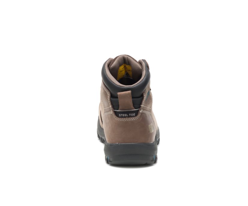 Caterpillar Mae Steel toe αδιαβροχα μποτεσ εργασιασ καφε | GR-49537