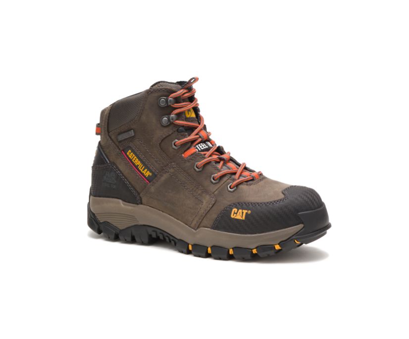 Caterpillar Navigator Mid Steel toe μποτακια αδιαβροχα σκούρο γκρι | GR-40020