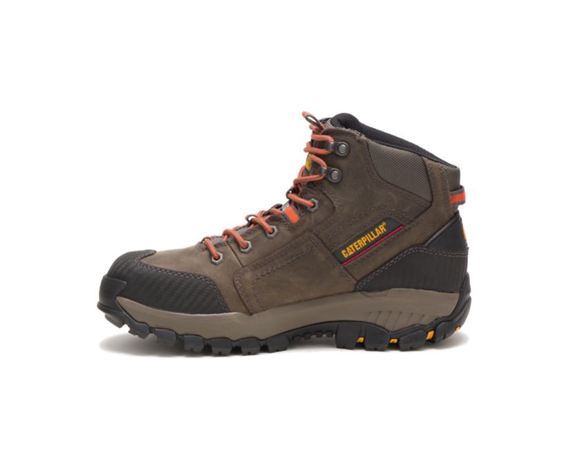 Caterpillar Navigator Mid Steel toe μποτακια αδιαβροχα σκούρο γκρι | GR-40020