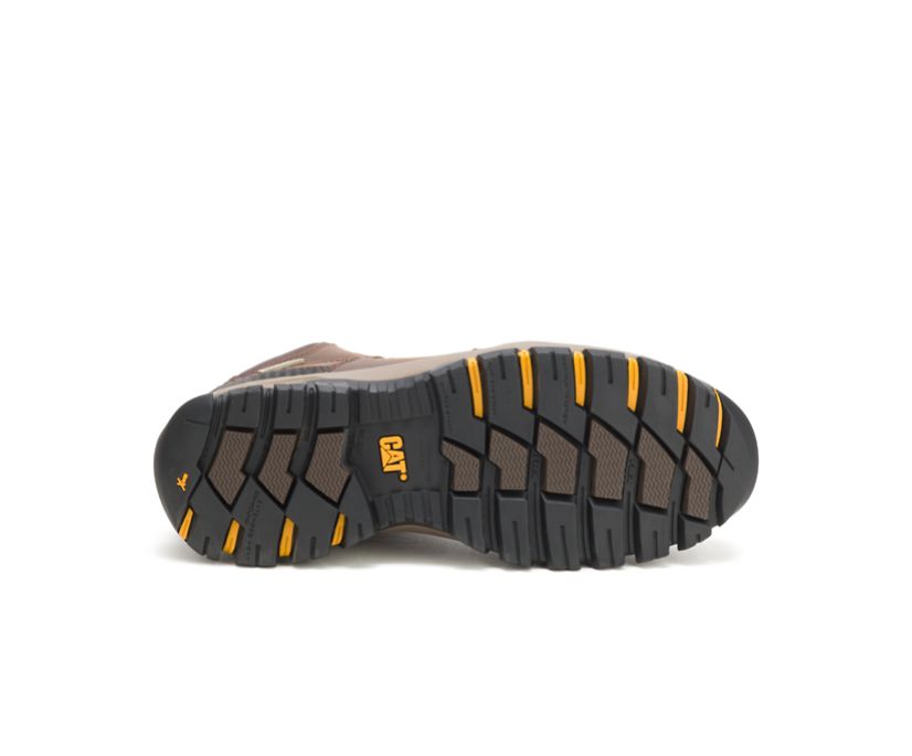 Caterpillar Navigator Mid αδιαβροχα Steel toe μποτεσ εργασιασ καφε γκρι | GR-11733