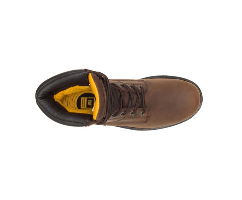 Caterpillar Salvo 8'' Steel toe Thinsulate™ μποτακια αδιαβροχα σκούρο καφε | GR-99349