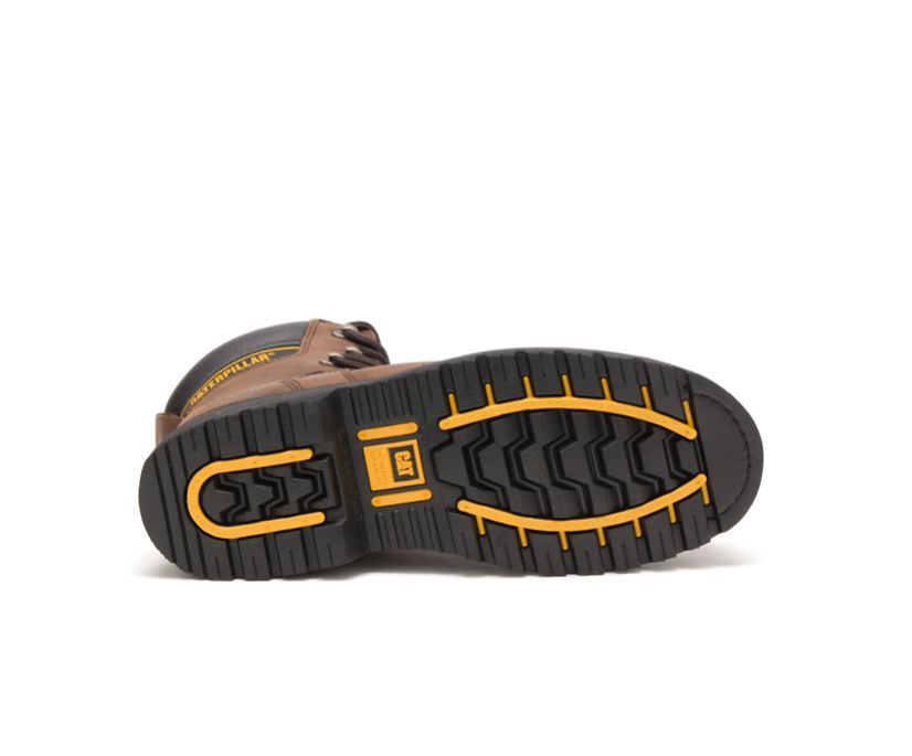 Caterpillar Salvo 8'' Steel toe Thinsulate™ μποτακια αδιαβροχα σκούρο καφε | GR-99349