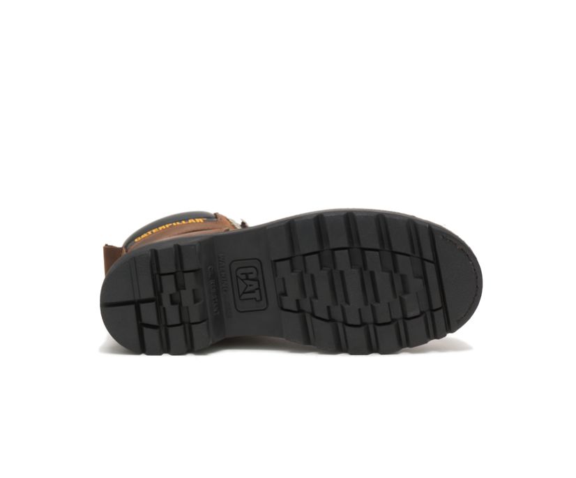 Caterpillar Second Shift Steel toe μποτακια ασφαλειασ σκούρο καφε | GR-66947