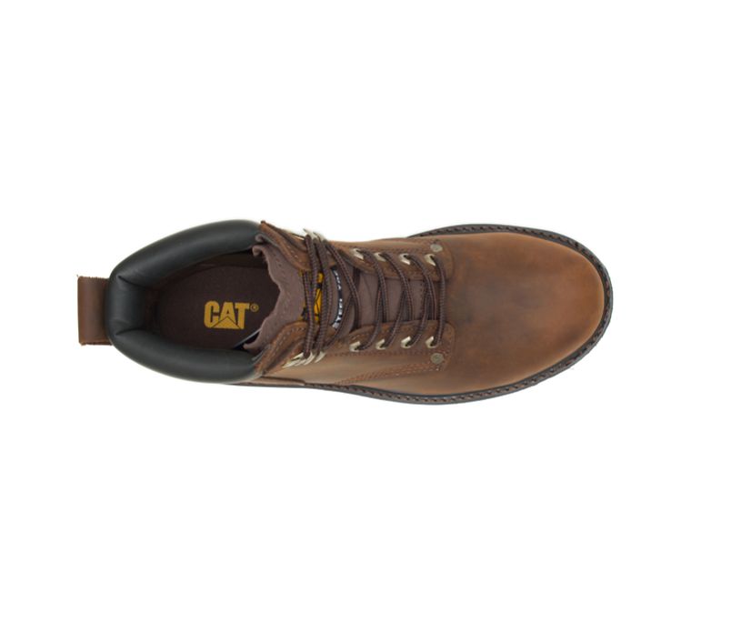 Caterpillar Second Shift Steel toe μποτακια ασφαλειασ σκούρο καφε | GR-66947