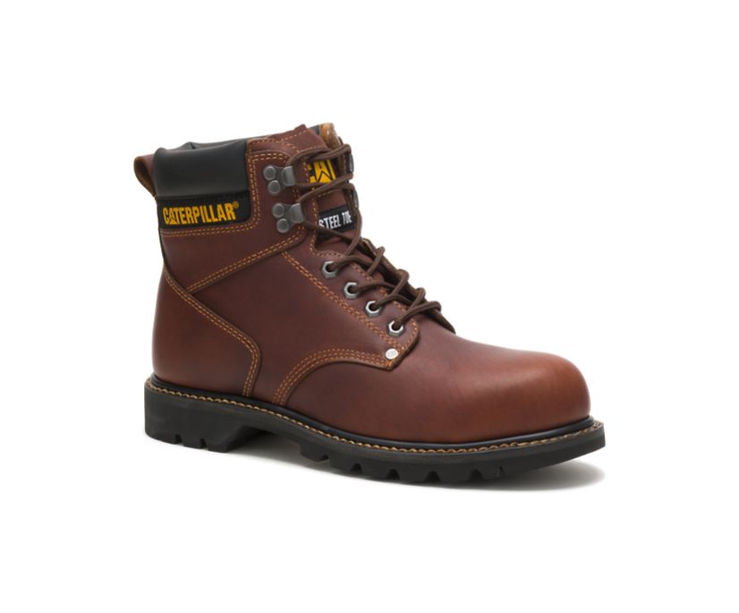 Caterpillar Second Shift Steel toe μποτεσ εργασιασ καφε | GR-68230