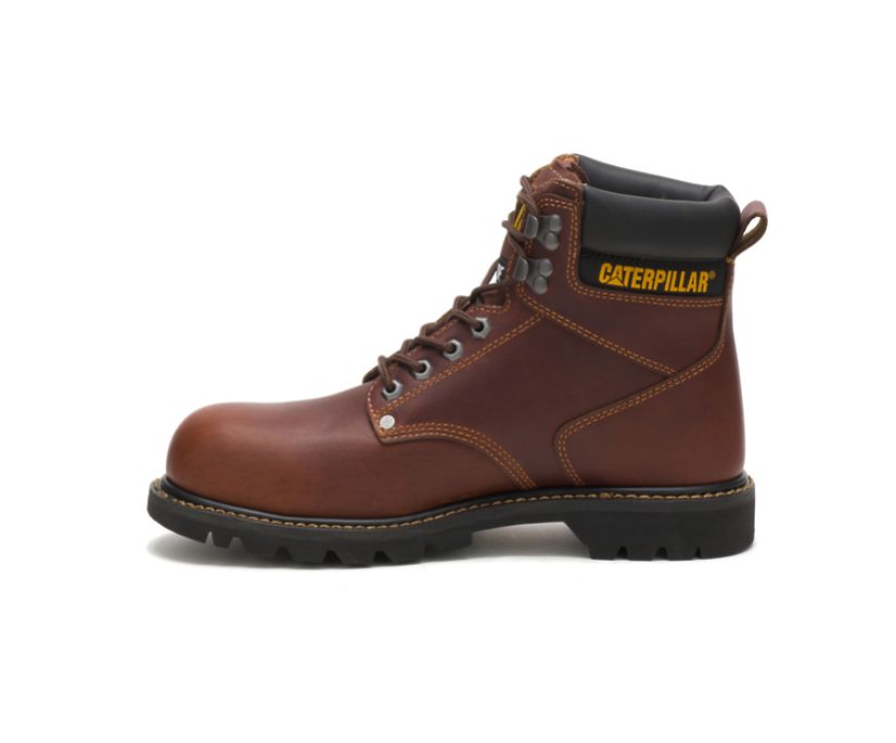 Caterpillar Second Shift Steel toe μποτεσ εργασιασ καφε | GR-68230