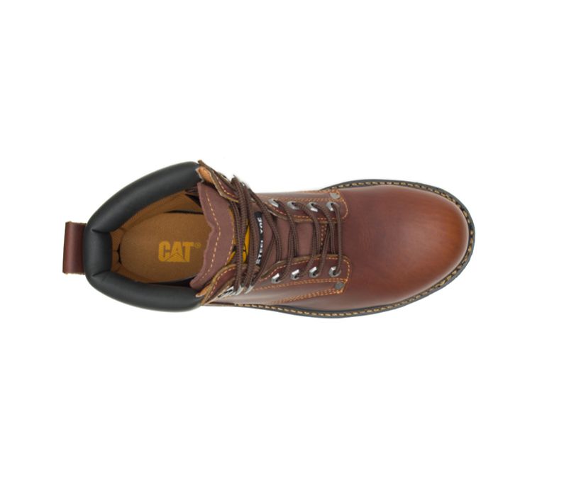 Caterpillar Second Shift Steel toe μποτεσ εργασιασ καφε | GR-68230