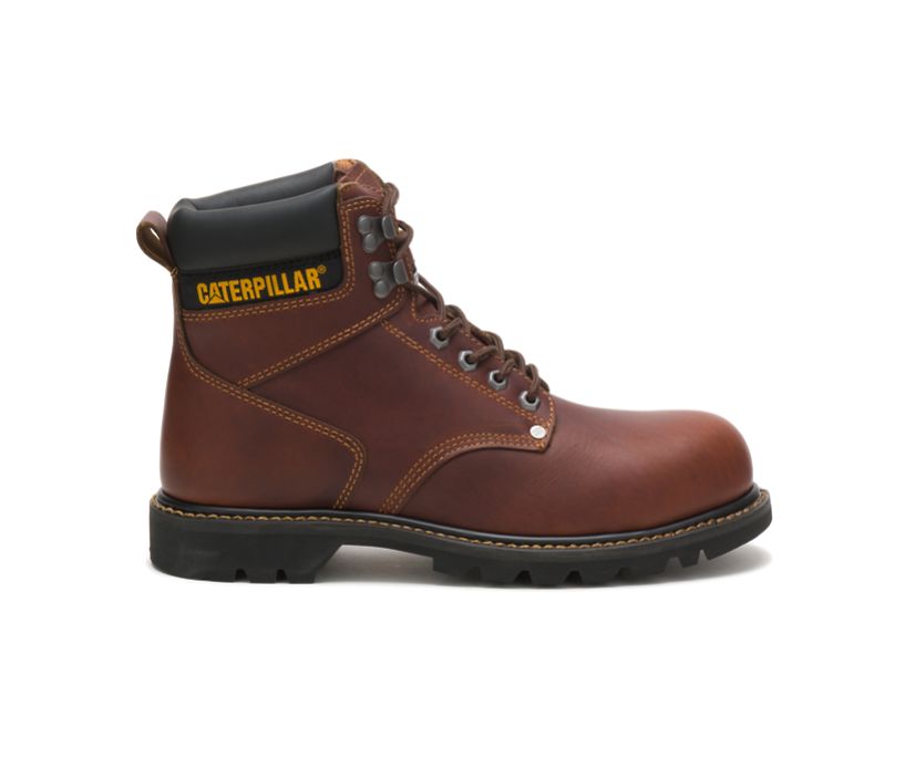 Caterpillar Second Shift Steel toe μποτεσ εργασιασ καφε | GR-68230