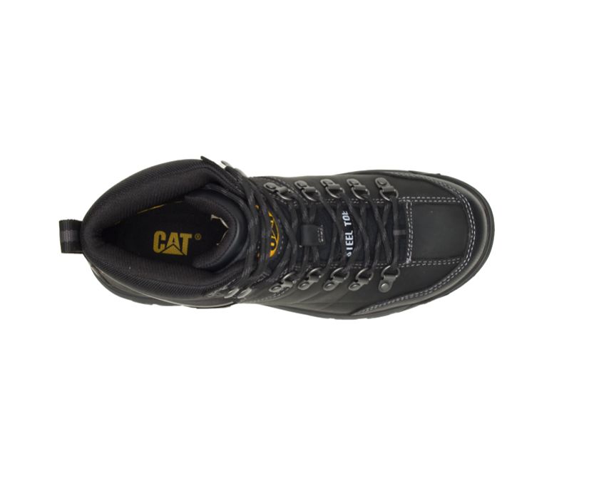 Caterpillar Threshold Steel toe μποτακια αδιαβροχα μαυρα | GR-36273