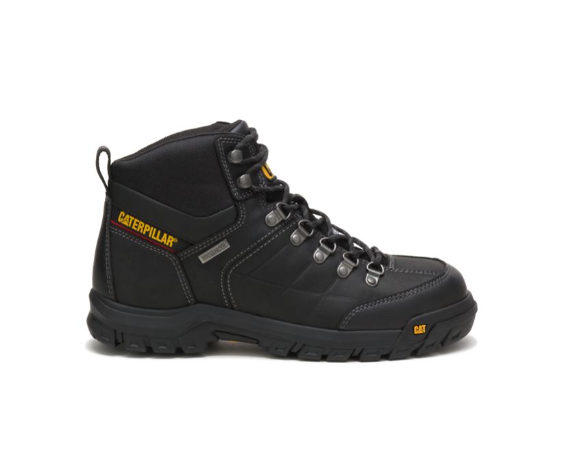 Caterpillar Threshold αδιαβροχα Steel toe μποτακια ασφαλειασ μαυρα | GR-59122