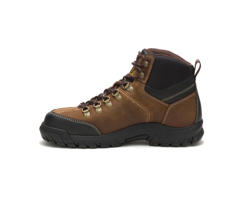 Caterpillar Threshold αδιαβροχα Steel toe μποτεσ εργασιασ καφε | GR-68919