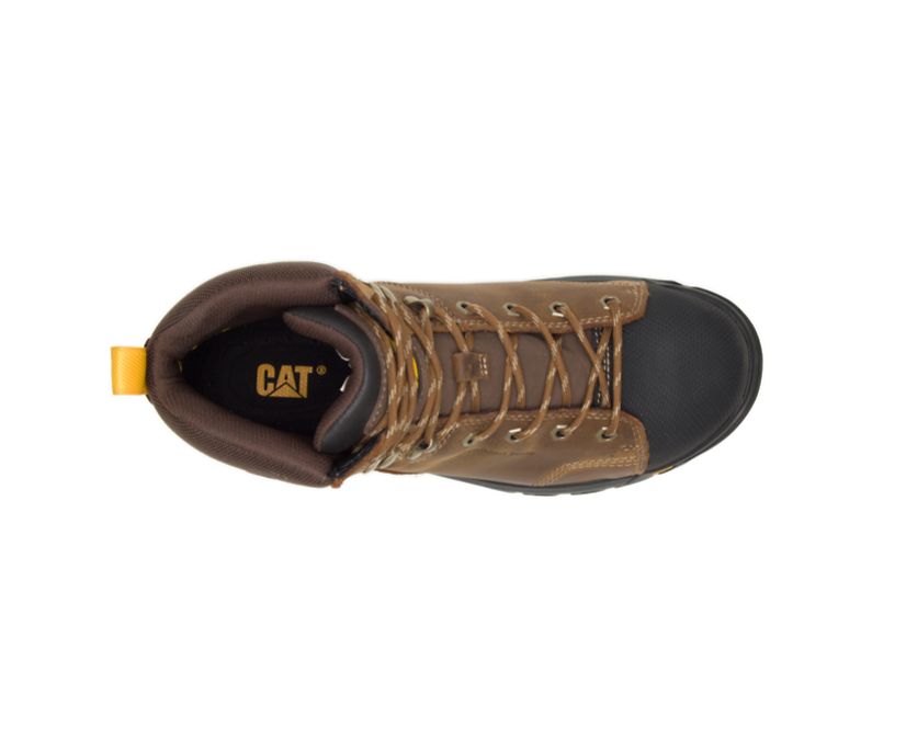 Caterpillar Wellspring Metatarsal Guard Steel toe μποτακια αδιαβροχα καφε | GR-29577