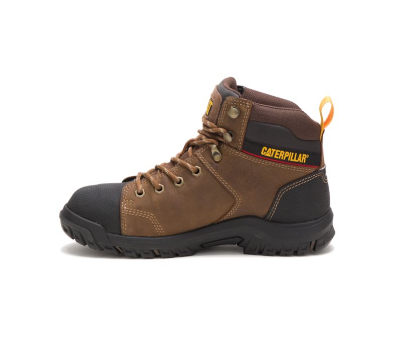 Caterpillar Wellspring αδιαβροχα Metatarsal Guard Steel toe μποτεσ εργασιασ καφε | GR-48045