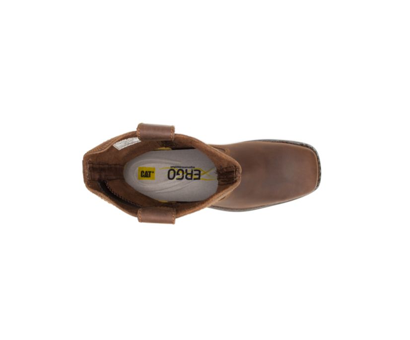 Caterpillar Wellston Pull On Steel toe Slip On μποτεσ σκούρο καφε | GR-16558