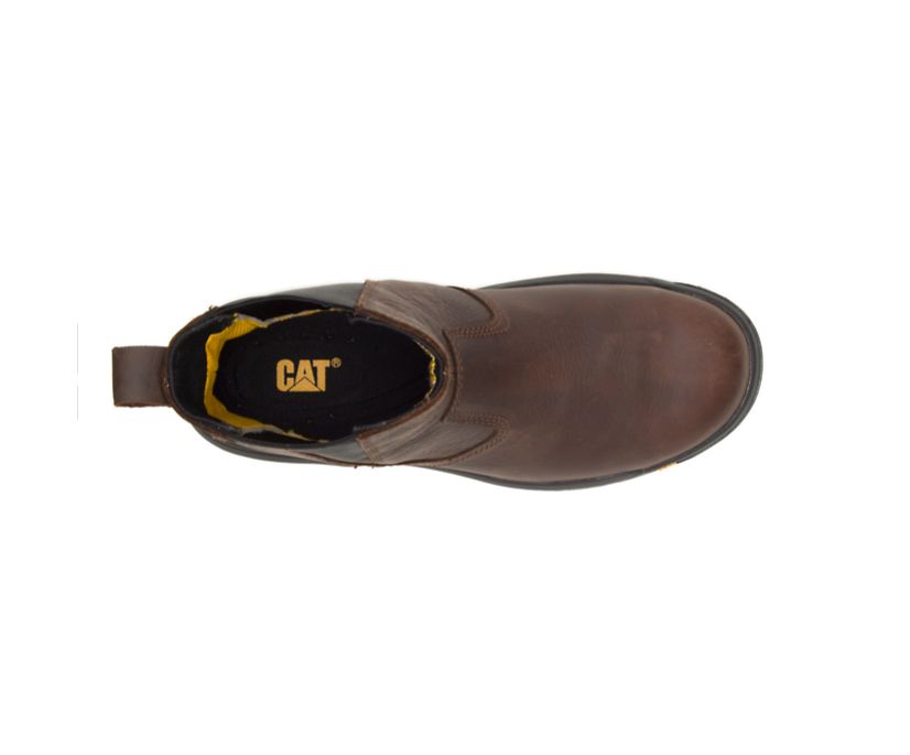 Caterpillar Wheelbase Steel toe Slip On μποτεσ καφε | GR-21763